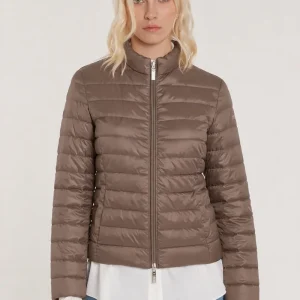 Piumino RIMO maniche lunghe con zip più tasche impuntura fascia stretta